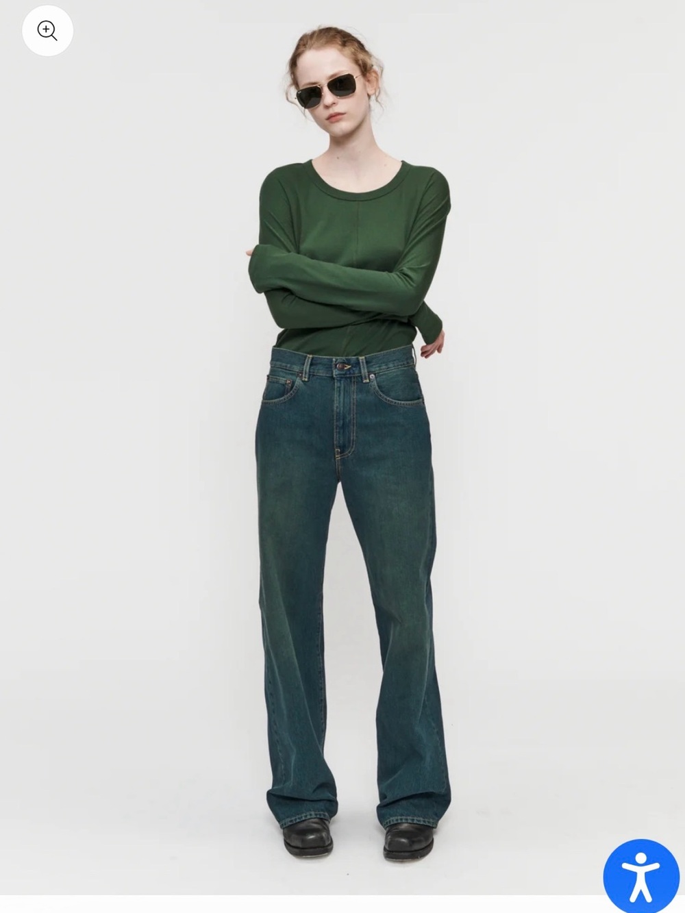 6397 wide leg jeans